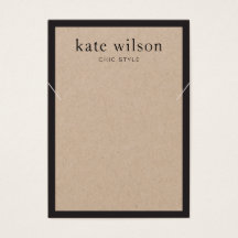 Tarjeta de visualización simple y moderna del coll