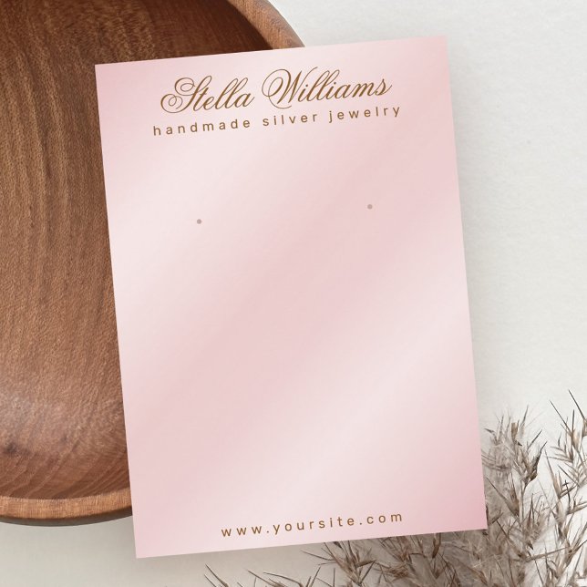 Tarjeta de visualización suave satinada rosa (Subido por el creador)