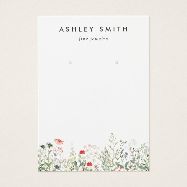 Tarjeta de visualización Wildflower Meadow Earl (Frente)