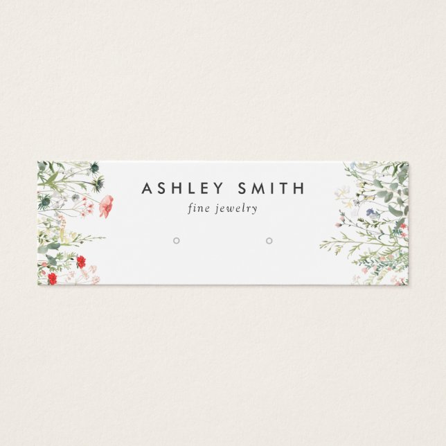 Tarjeta de visualización Wildflower Meadow Earl (Frente)