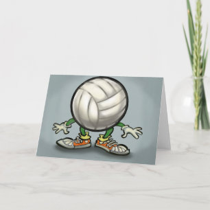 Tarjeta de voleibol