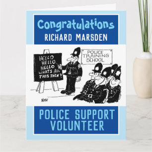 Tarjeta de Voluntario de Apoyo Policial