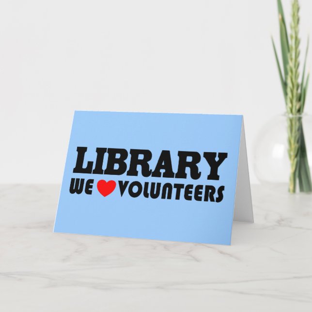 Tarjeta de Voluntario de Biblioteca (Anverso)