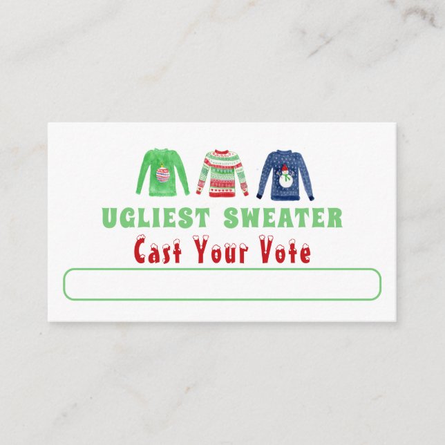 Tarjeta de voto sudadera para los Navidades más fe (Anverso)