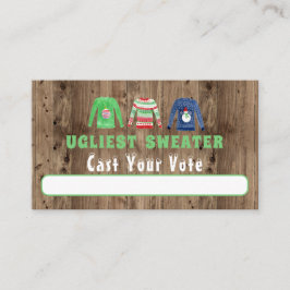 Tarjeta de voto sudadera para los Navidades más fe
