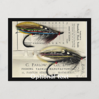 Tarjeta de vuelo clásico de Salmon