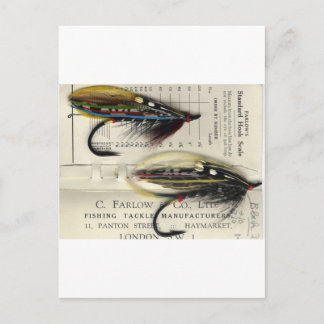 Tarjeta de vuelo clásico de Salmon