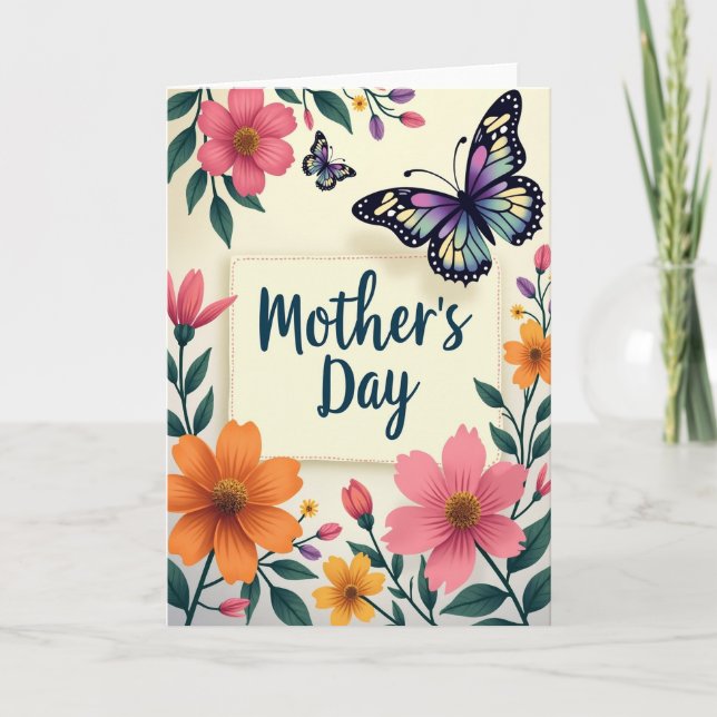 Tarjeta de vuelo del día de las madres aladas (Anverso)