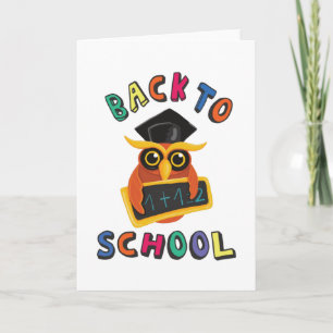 Tarjeta De vuelta a la escuela