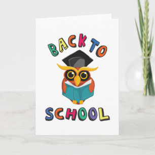 Tarjeta De vuelta a la escuela