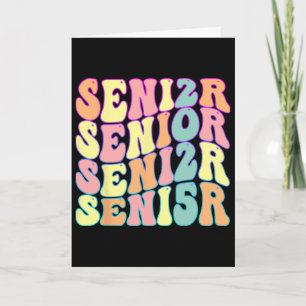 Tarjeta De vuelta a la escuela 2025 Senior 2025 Cl de 2025