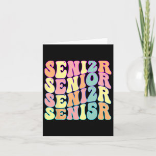 Tarjeta De vuelta a la escuela 2025 Senior 2025 Cl de 2025