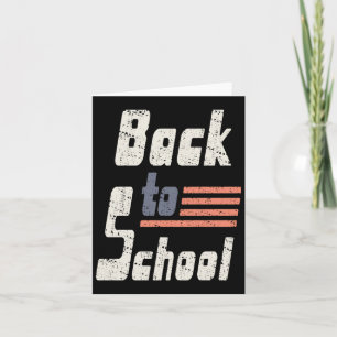 Tarjeta De vuelta a la escuela 4