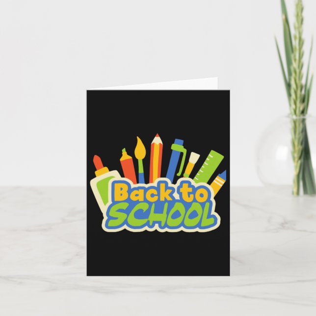 Tarjeta De vuelta a la escuela 5 (Anverso)
