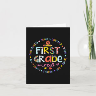 Tarjeta De Vuelta A La Escuela De Primer Grado De La Tripu