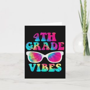 Tarjeta De Vuelta Al Colegio Té De Primer Día De Vibes De 