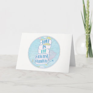 Tarjeta de Wanderlust "El Amor Es La Mayor Aventur