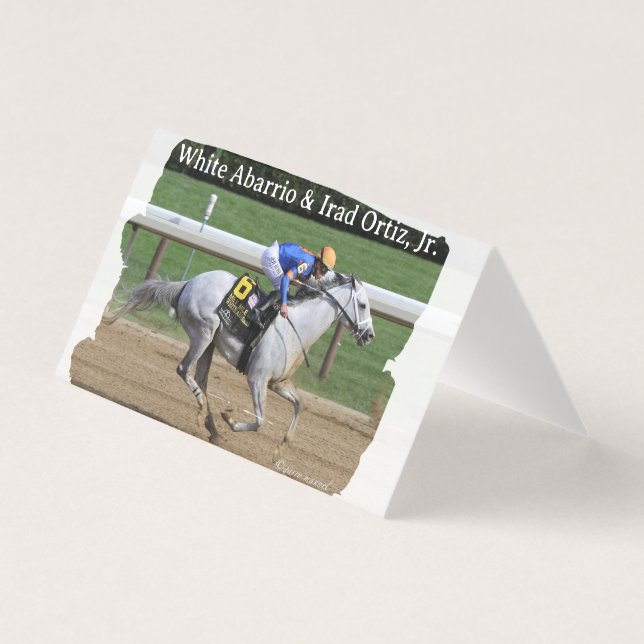 Tarjeta de White Abarrio e Irad Ortiz, Jr. (Anverso)