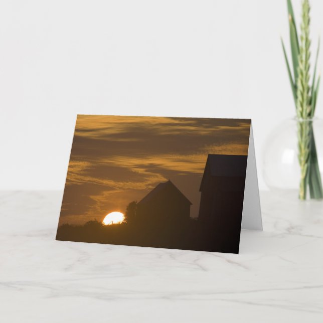 Tarjeta de Windows Sunrise (Anverso)