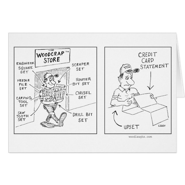 Tarjeta de Woodcrap (Anverso (Horizontal))