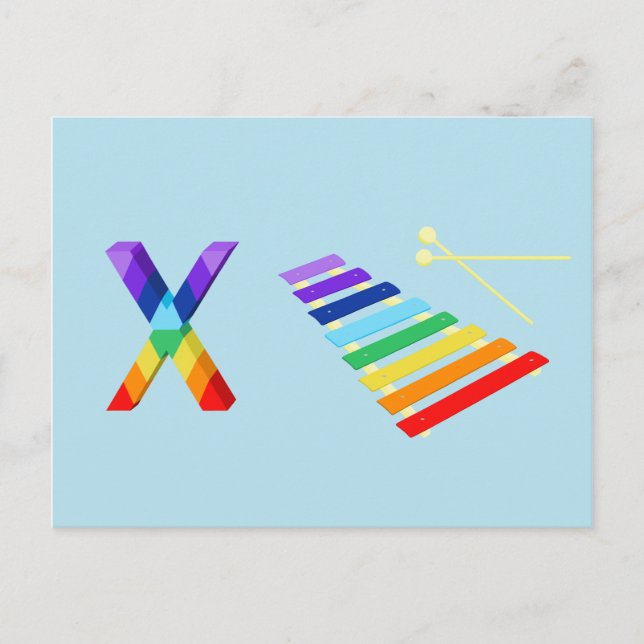 Tarjeta de xilófono (Anverso)