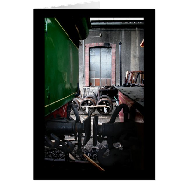 Tarjeta de yarda del tren de vapor Le Mastrou (Frente)