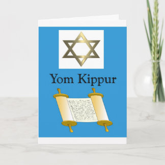 Tarjeta de Yom Kipur