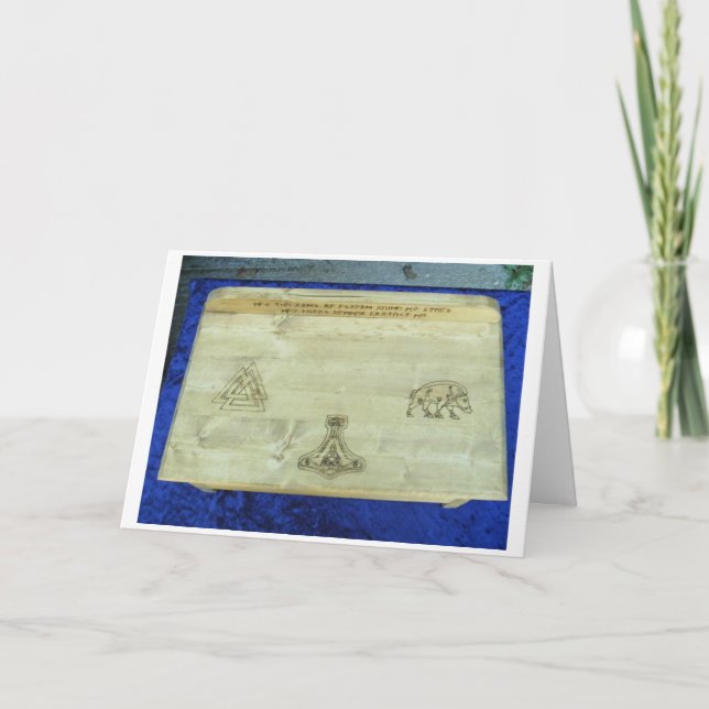 Tarjeta de Yule (Anverso)