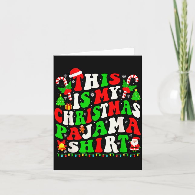 Tarjeta Dear Santa I Can Explain Funny Christmas Kids Men  (Anverso)
