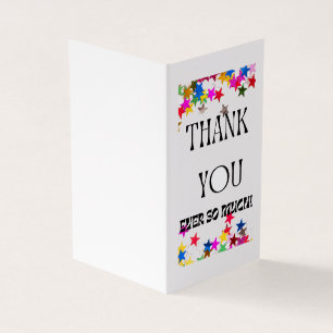 Tarjeta ✨ Debe Haber "Gracias, Siempre Demasiado Personali