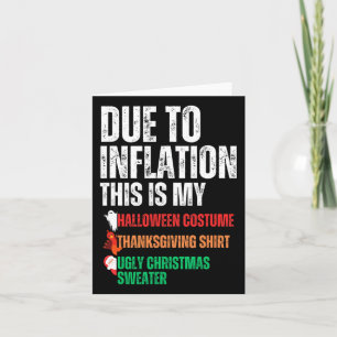 Tarjeta Debido A La Inflación, Este Es Mi Día De Acción De