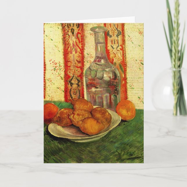 Tarjeta Decantador de vida y lemas de Vincent van Gogh (Anverso)