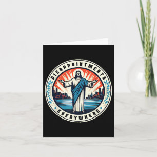Tarjeta Decepciones por todas partes Cristo Jesús Sarcásti