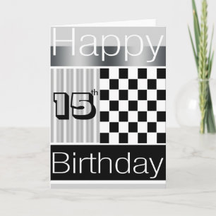 Tarjeta décimo quinto Cumpleaños
