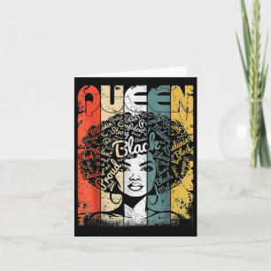 Tarjeta Decimoctava mujer historia negra educadora de rein
