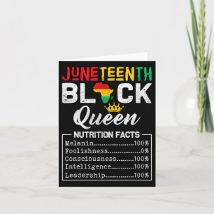 Tarjeta Decimoctavo hecho de nutrición de reina negra 1865