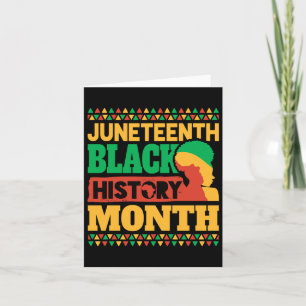 Tarjeta Decimoctavo Mes de Historia Negra