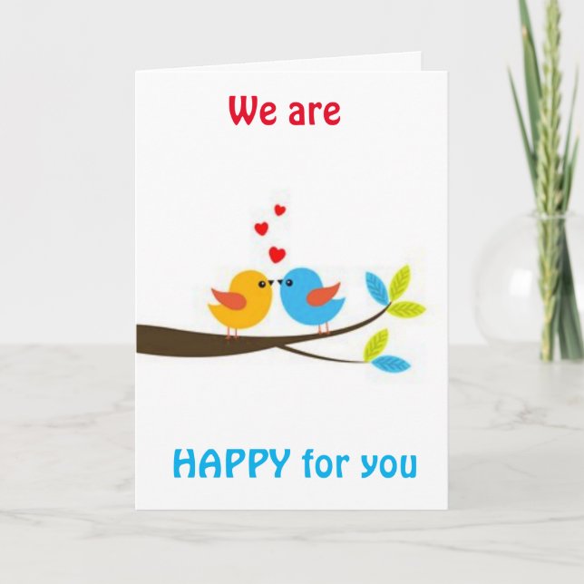 TARJETA DECIMOS "FELICIDADES" & NOS VA A HACER FALTA! TARJ (Anverso)