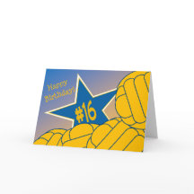 Décimosexto cumpleaños feliz a mi estrella