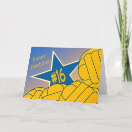 Tarjeta Décimosexto cumpleaños feliz a mi estrella