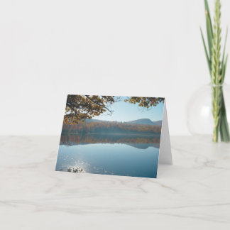 Tarjeta Décimotercera reflexión Notecard del lago