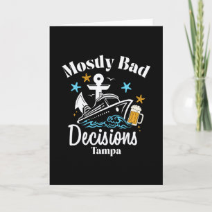 Tarjeta Decisiones Mostly D Tampa Spring Break 