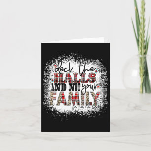 Tarjeta Deck Los Salones Y No Su Familia Xmas Presenta H