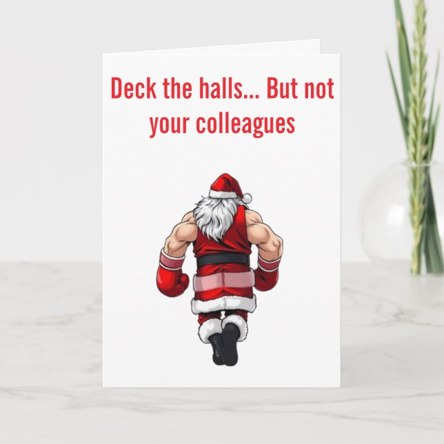Tarjeta Deck The halls (Anverso)