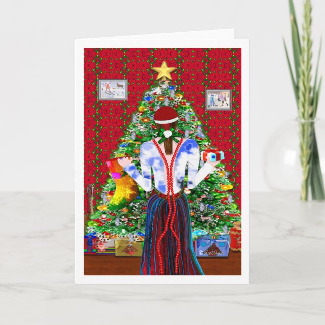 Tarjeta Deck the Tree LeeMarie's Creative Design Card (Anverso)