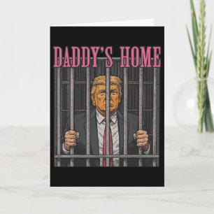 Tarjeta Declaración de humor del líder encarcelado Daddy's