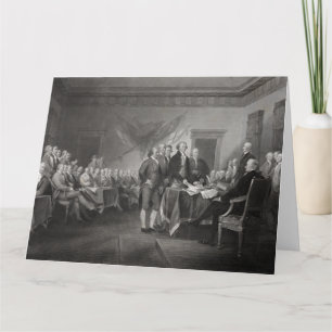 Tarjeta Declaración de Independencia