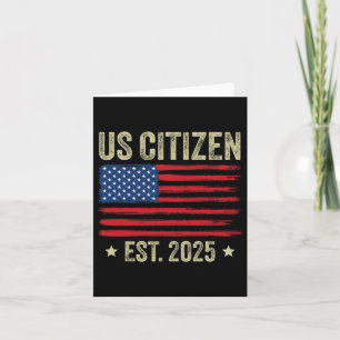 Tarjeta Decoración De Ciudadanía Estadounidense Nueva Ciud