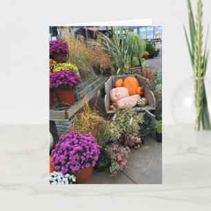 Tarjeta Decoración de otoño