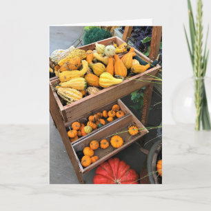 Tarjeta Decoración de otoño